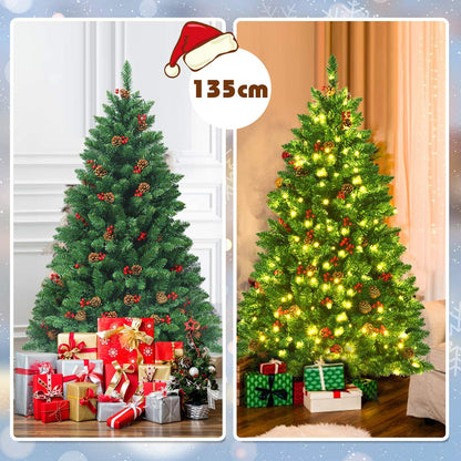 Artificial Christmas Tree 4.5FT Hinged Christmas Tree with 516 Branch Tips