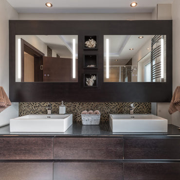 80x60cm LED Illuminated Bathroom Mirror