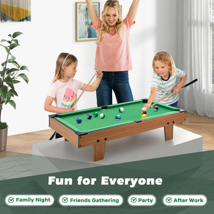 4 in 1 Combo Game Table Set Foosball Table with Billiards