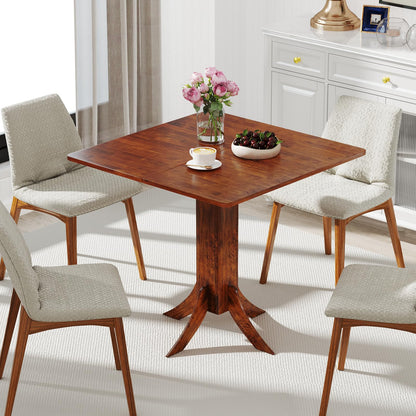33 Inch Square Dining Table with Pedestal Base