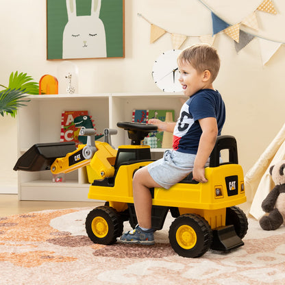 Kid's Ride on Excavator with Adjustable Bucket