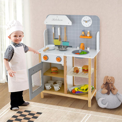 Pretend Kitchen Toy Set with Cookware Accessories