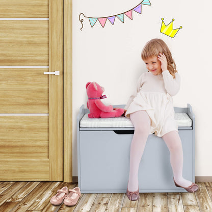 Kids Bench and Storage Chest with Cushion