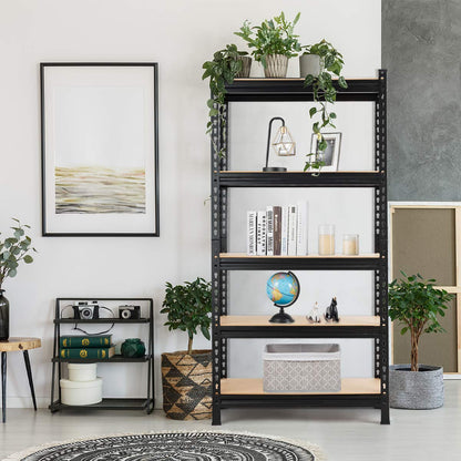 5-Tier Storage Rack with Adjustable Boards