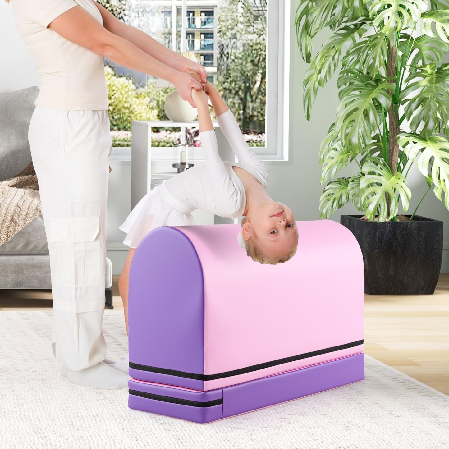 Mailbox Tumbling Mat with Detachable Mat and Carrying Handle