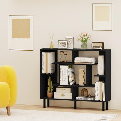 Modern Geometric Bookcase with Anti-tipping Devices