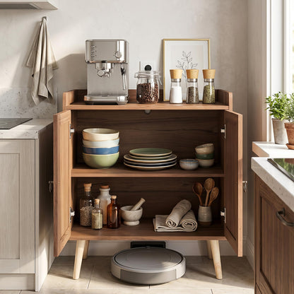 Sideboard Buffet Cabinet with 2 Doors & Adjustable Shelf