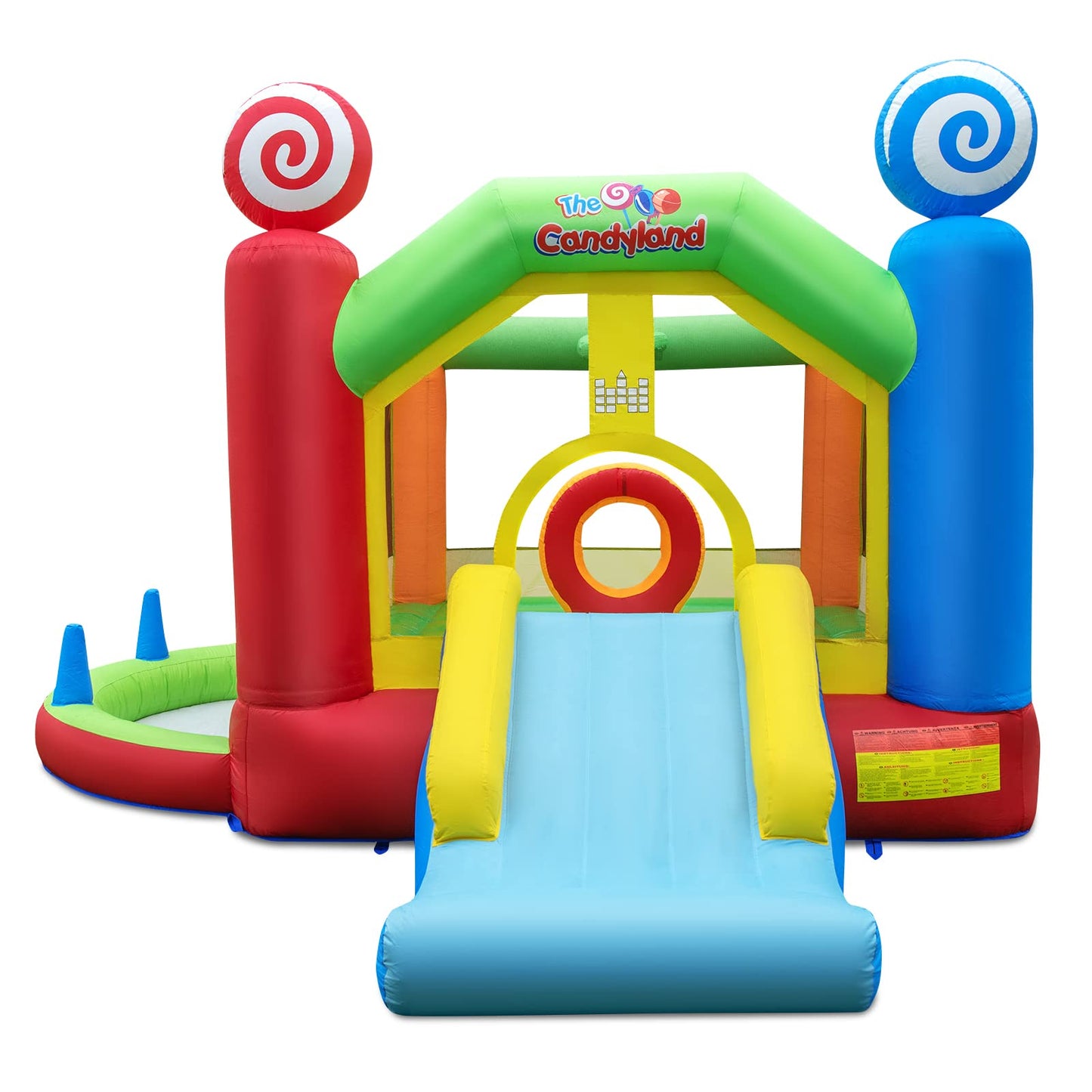 Candy Land Theme Inflatable Bounce House with 680W Blower