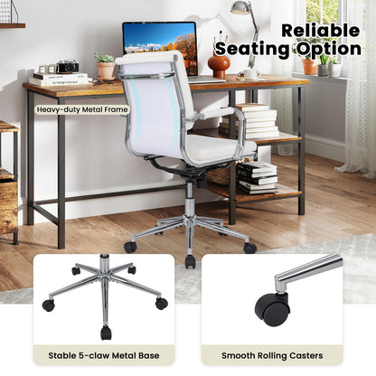 Ergonomic Computer Desk Chair with Rocking Backrest