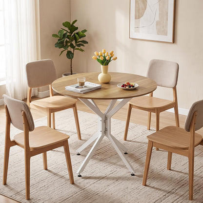 Drop Leaf Dining Table, 80cm Round Kitchen Table