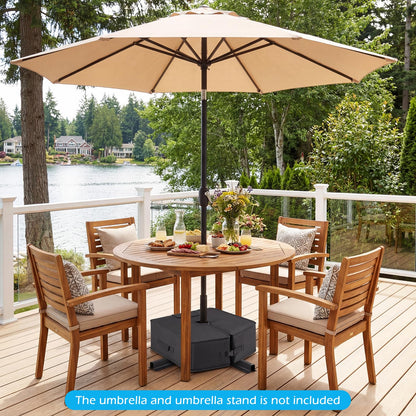 Parasol Base Weight Bag, 40KG Sand Fillable Umbrella Stand