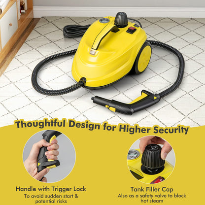 2000W 1.8L Multipurpose Steam Cleaner with 13 Accessories