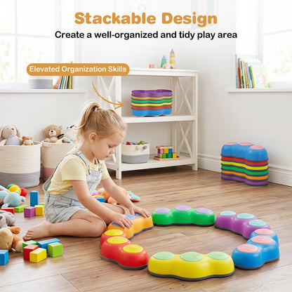 Kids Stepping Stones, Stackable Balance Blocks