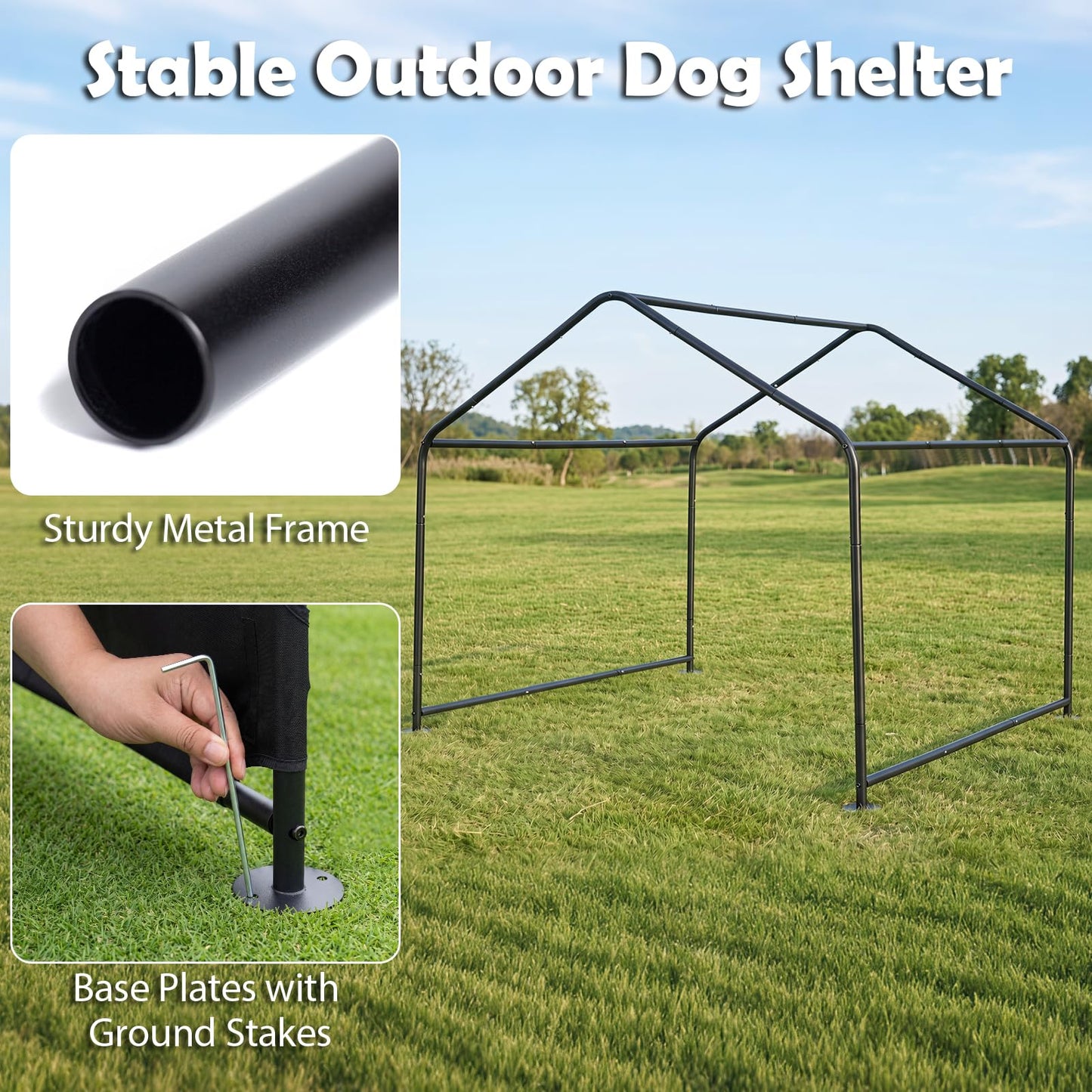 Dog Shade Shelter, Portable Outdoor Dog Tent