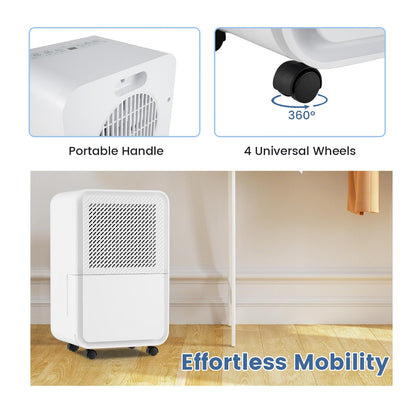 15 L Dehumidifier for Home with 4 Modes and 24H Timer