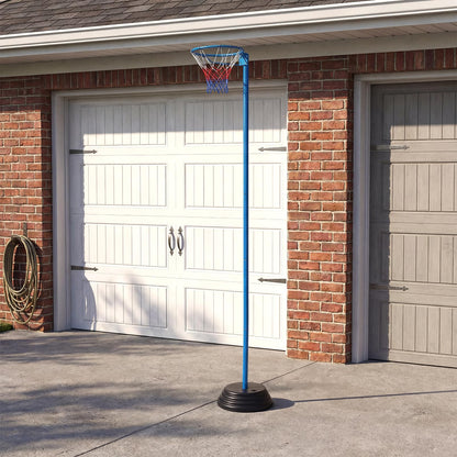 Netball Stand and Post, Adjustable Basketball Goal System