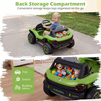 12V Kids Electric Car Licensed Volkswagen with Remote and LED Headlights