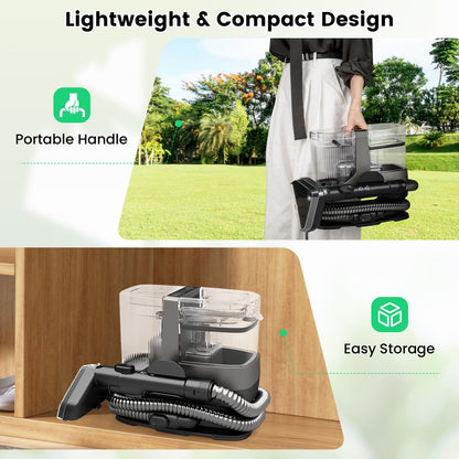 1800W Portable Spot Cleaner with Steam