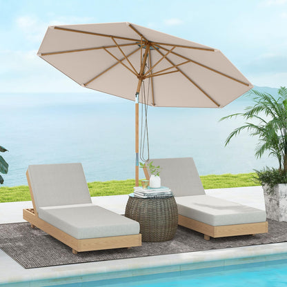 2.3M Garden Parasol, Outdoor Heavy Duty Umbrella