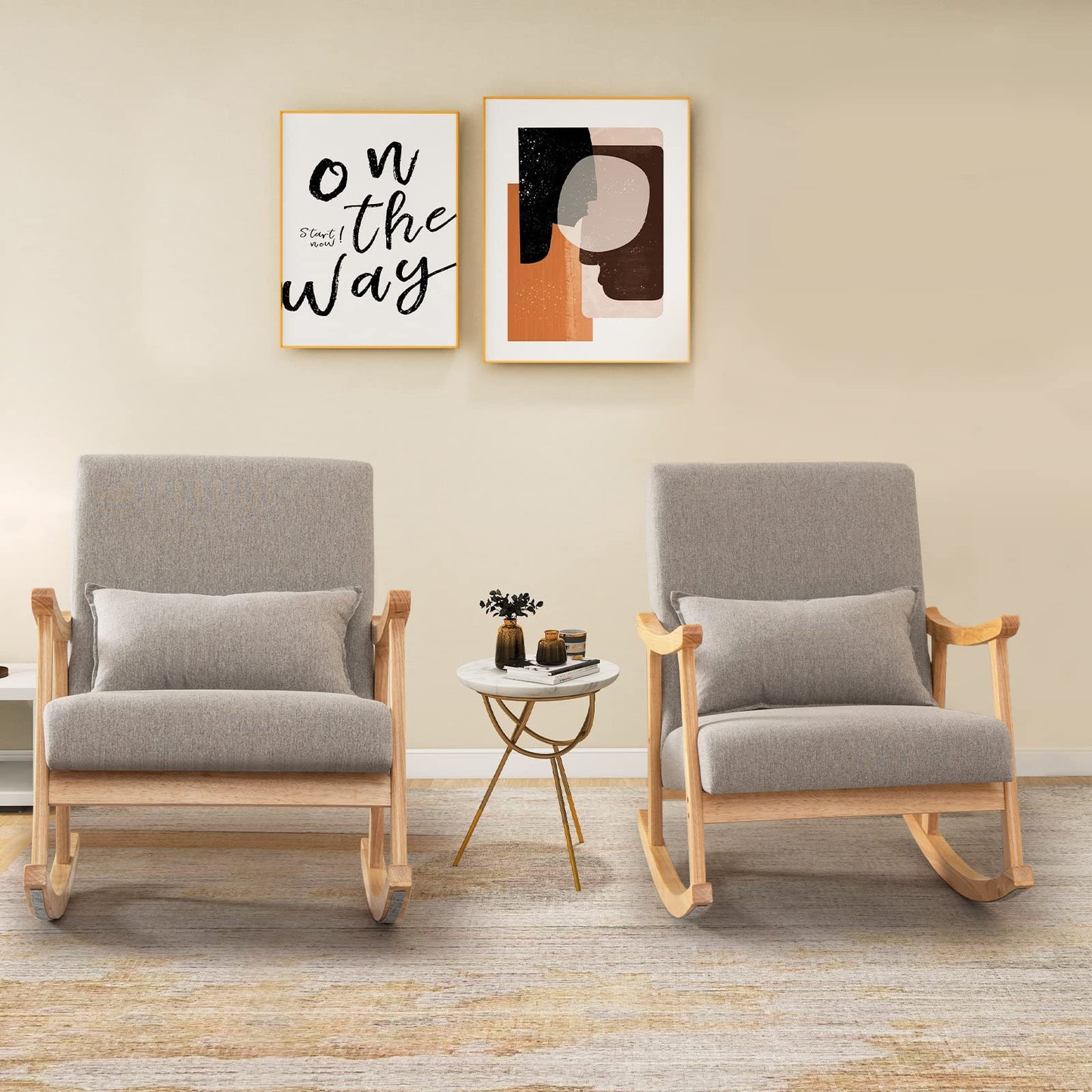 Relax Rocking Chair for Living Room Bedroom Nursery