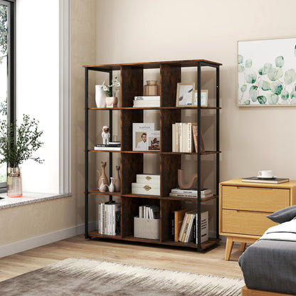 Tall Freestanding Bookshelf with 2 Anti tipping Kits