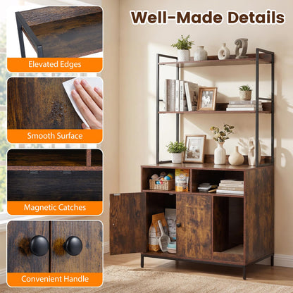 Cat Litter Box Enclosure, Hidden Cats Washroom Furniture