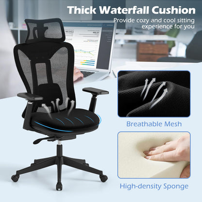 Ergonomic Mesh Office Chair High Back Executive Chair with Adjustable Lumbar Support