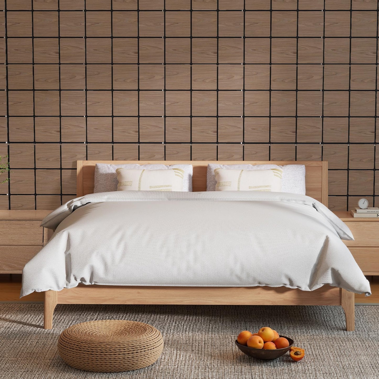 4 Pack Acoustic Panels for Walls 62 x 62 cm Sound Absorbing Panel