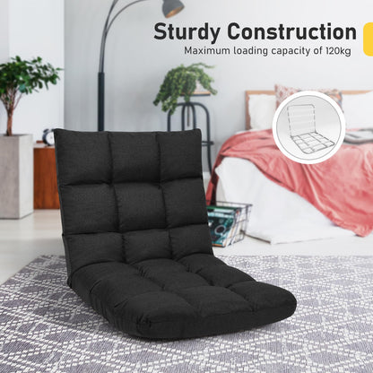 14-Positions Adjustable Lazy Floor Sofa Bed