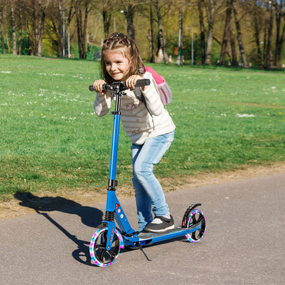 Light Up Scooter with 200mm Large Wheels and Carrying Strap