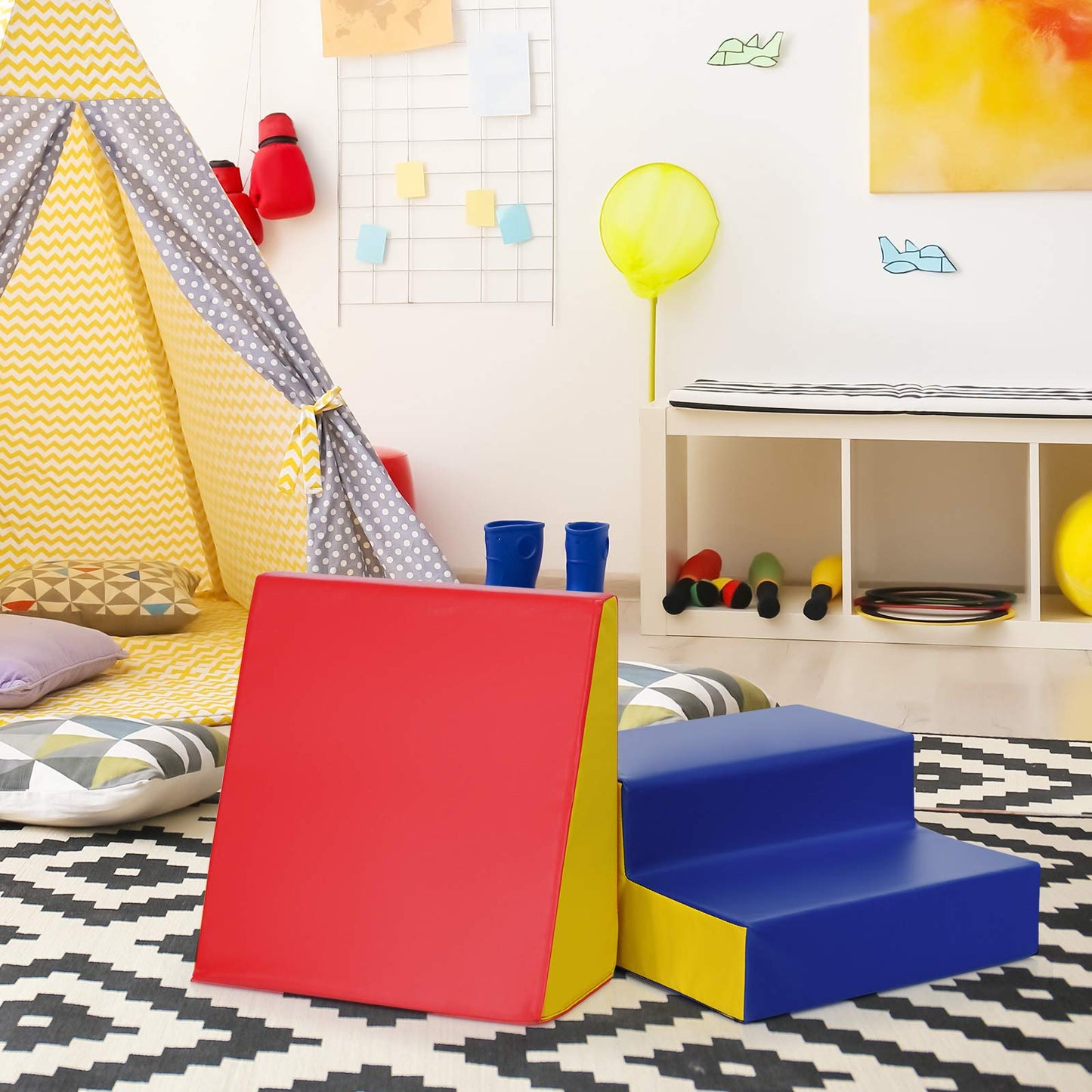 Toddler Climb and Crawl Foam Play Set Baby Soft Play Equipment