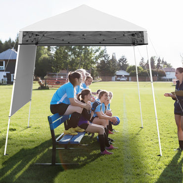 Pop up Canopy Tent with 1 Sidewall Outdoor Easy Setup Folding Gazebo Shelter