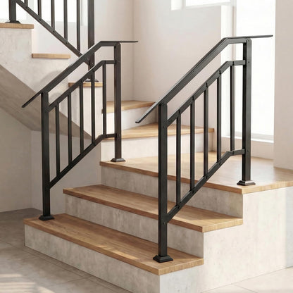 2 Pack Outdoor Handrails for Stairs