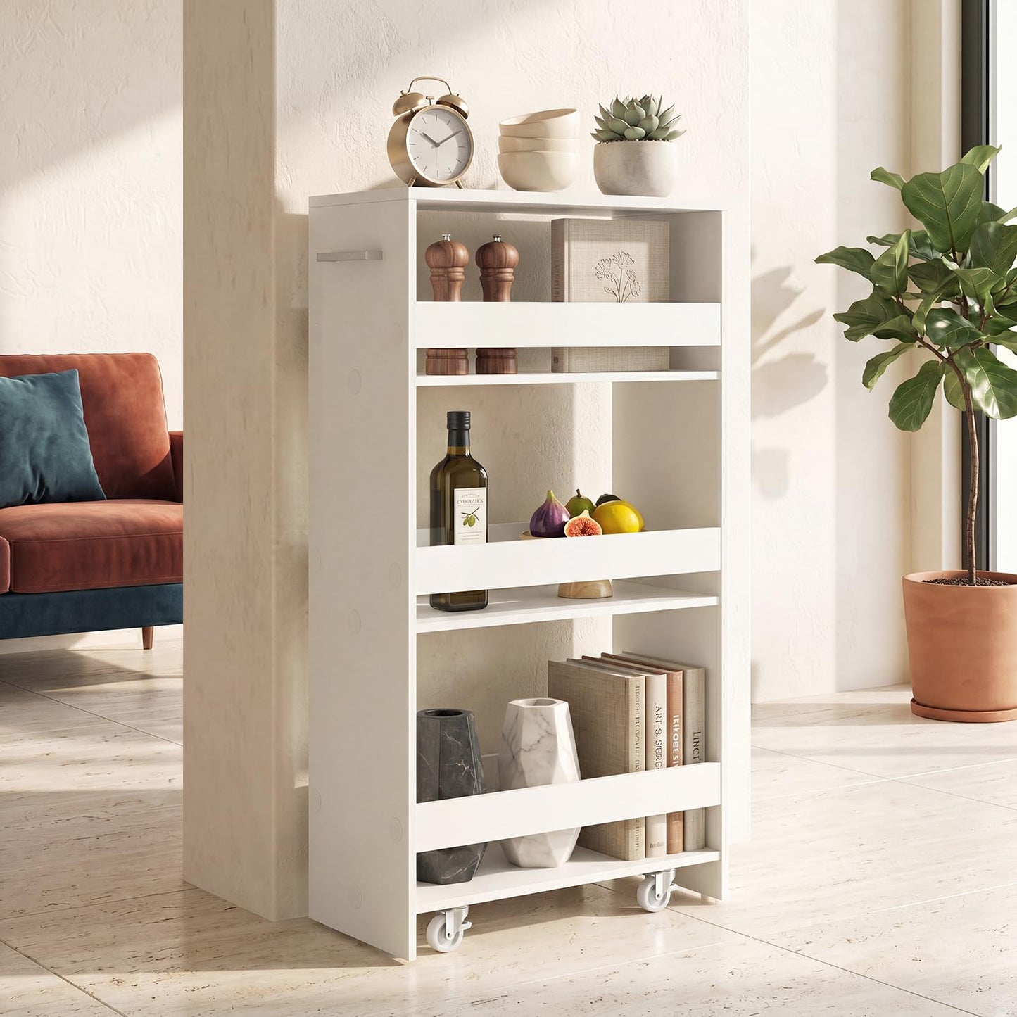 GiantexUK 4-Tier Kitchen Storage Trolley