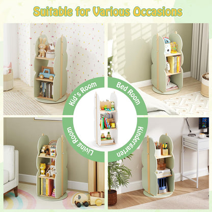 Display Corner Book Shelf with Side Hooks for Small Space
