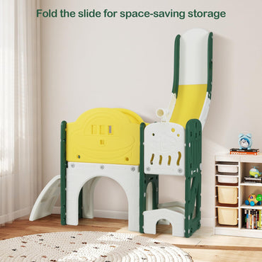 9 in 1 Toddler Slide Set with Telescope and Crawling Tunnel