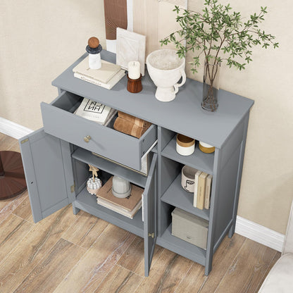 Freestanding Storage Cupboard with Drawer