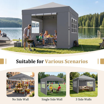 3m x 3m Pop Up Gazebo, Waterproof Outdoor Canopy Tent