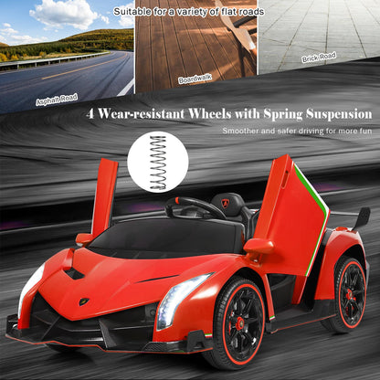 2-Seater Licensed Lamborghini Racing Cars with Remote Control