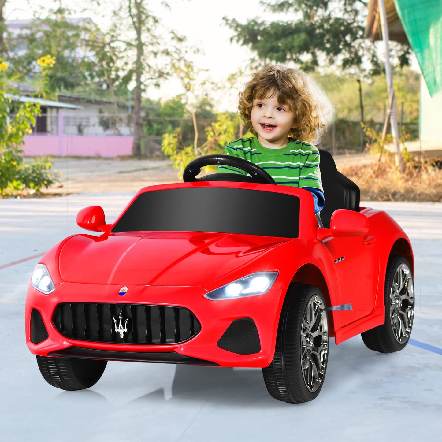 12V Electric Kids Ride On Car for 3+ Years Old Boys Girls