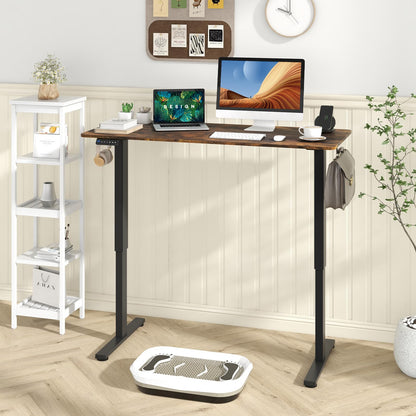 140 x 60 CM Height Adjustable Standing Desk with 3 Memory Heights