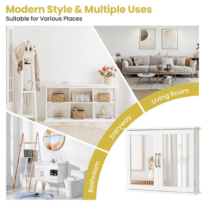 Wall-mounted Bathroom Mirror Cabinet for Bathroom Living Room