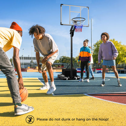 All Weather Basketball Goal System with 2 Wheels
