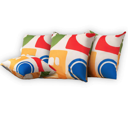 Soft Velvet Covered Decorative Throw Pillow Set of 4