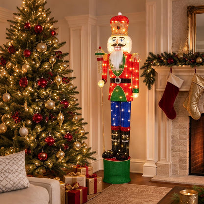 Lighted Nutcracker Soldier, Outdoor 3D Christmas Decoration