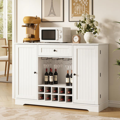 Sideboard Cabinet 120 CM Kitchen Storage Cabinet with Door Shelves