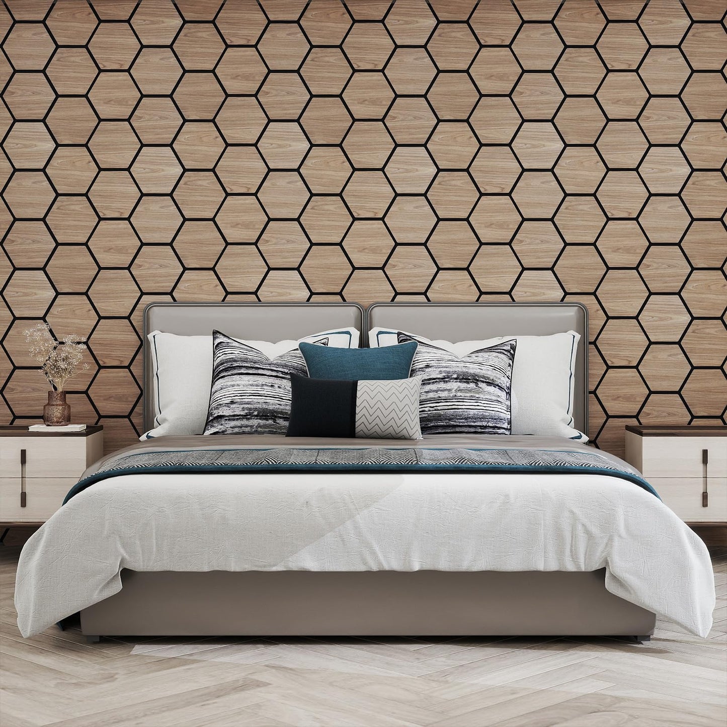 4 Pack Acoustic Panels for Walls 81 x 66 cm Sound Absorbing Panel