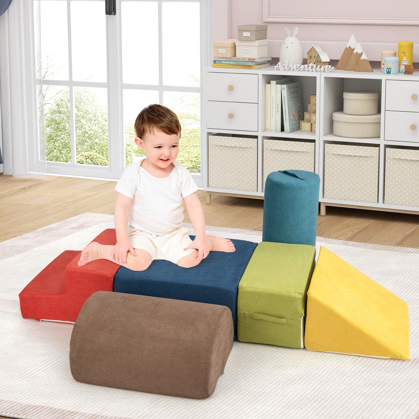 6 Pieces Toddler Climb and Crawl Foam Play Set