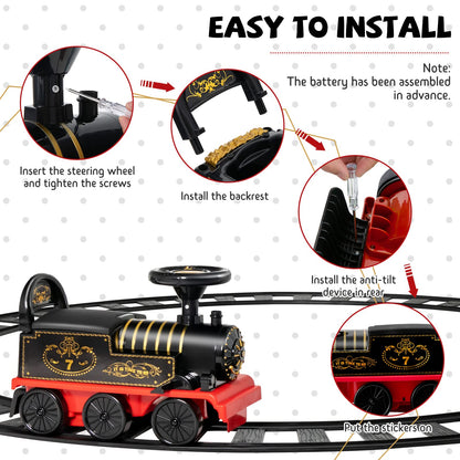6V Battery Powered Electric Ride On Car for Boys Girls Ages 3+ Years