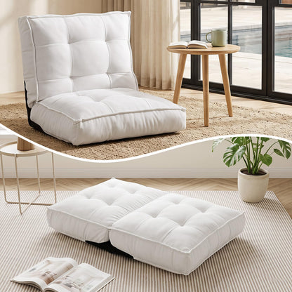 6-Level Adjustable Single Lazy Sofa Bed Chair
